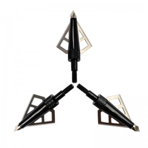 Nika íjászat 15B028 3 Blade 100 Grain Broadheads az íjászathoz Crossbow Boltnyilak Csavaros tippek vadászat