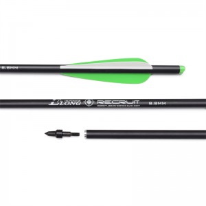 Elong Outdoor 116049-04 ID7.62mm 20inch Rollfiberglass Bolt Íjászat lövés Crossbow csavarok