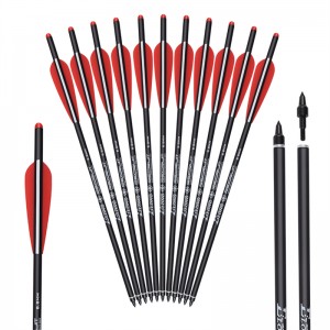 Elong Outdoor 116048-01 ID7.62mm 18inch Rollfiberglass Bolt Íjászat Crossbow csavarok