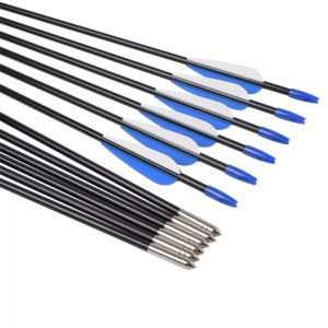 Elong Outdoor 110083 26inch ID5mm üvegszálas szár Arrow Íjászat reflexíjhoz Lövészet