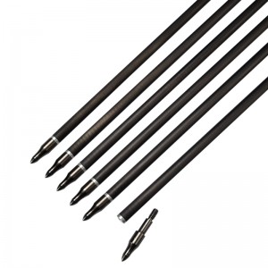 Elong Outdoor 114454 ID6.2mm SP500 30inch Carbon Fiber Arrow Törökország Feather Íjászat Lövészet