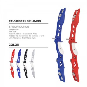 Nika Archery 210036 23inch RH Ilf Bogenschießen Panahan Memanah Recurve Bow Riser a kültéri íjászat íj céllövéséhez