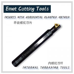EMET menetvágó szerszámok/internális menetvágó szerszámok/exteral Threading Tools/INSERT lehet rögzíteni mind a függőleges, mind a vízszintes módszerek/trurning eszközök