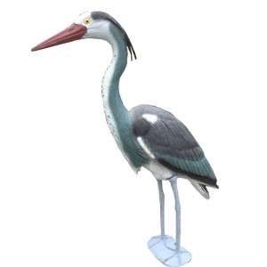 Blue Heron csali műanyag Yard pázsit Art díszek dekoráció
