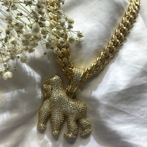 Személyiség King Kong Roaring Gorilla Circon medál