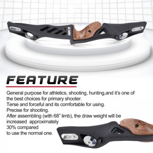 Nika Íjászat 220026 ET1S 17Inch ILF LH reflexíjhoz Riser A reflexíjhoz Set berendezések Cél Outdoor a lövészet és vadászat