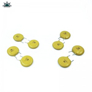 Kína elektronikai alkatrészek, sárga MOV resistor14mm 14D471 470V ZOV indestrial varisztor mov 5mm