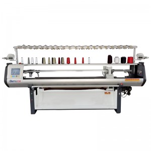 80 hüvelykes gallér és mandzsetta lapos kötőgép