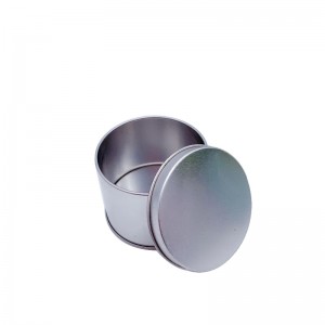 Egyéni luxuskapu fedéllelnagy illékony gyertyák ón Citronela gyertyatartó (65mm * 50mm)