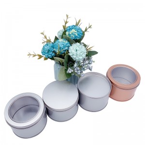 Candy Tin Box, Tea Desszert Watch Iron Box Csomagolás (85mm * 60mm)