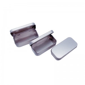 Fagyott kis fém doboz ajándékbolt doboz fedéllel 80 * 38 * 20mm