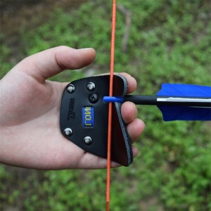 Elong Outdoor 42FT07 S Méret LH Íjászat fül Finger kesztyű védő reflexíjhoz Outdoor Sport céllövészet