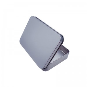 Játékkártya csuklópánt fém ón doboz Badge Gift Tin Box 115 * 85 * 22mm