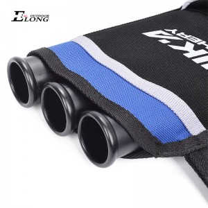 Nika Íjászat 430021 RH Kék Szín Íjászat Tegez tartására Arrows 3 Cső Hip Tegez Hunting Képzési íjászatnyíl Tegez