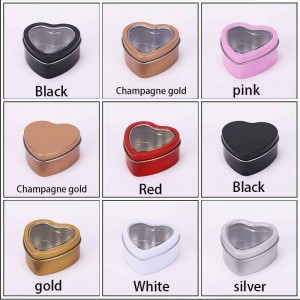 A fagyos szív alakú ón talplati fémből 60 * 59 * 27mm