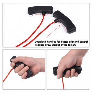 Nika íjászat 454008 Crossbow kötél szorító eszköz Nylon Crossbow kötél Cocker Aid Cocking String Tool