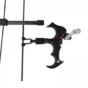 Elong Outdoor 42RA06-BK 360 fokos elforgatása szorító csigás íj engedély AIDS fekete szín