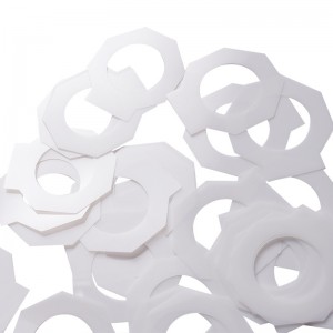 Fehér kisállat mylar lap 0.125mm Flame Retardant szigetelő lap Motoros elektromos berendezések Mylar lap létrehozása