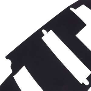 Flame Retardant és könnyen hajtogatható PP szigetelő lap 0.25mm teljesítményszigetelő tömítés fekete 3716 szigetelő lap