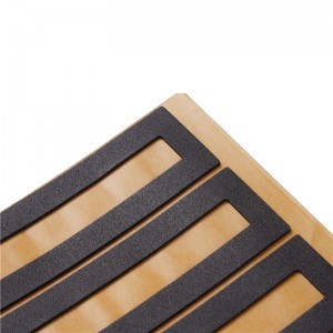 Bővített vízálló hab fekete lengéscsillapító vízálló habszivacs ipari berendezések hab ragasztóképző