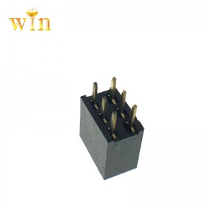 2.54mm Pitch 2x3p Socket csatlakozó Női fejléc