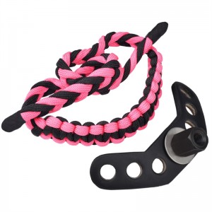 Elong Outdoor 470014 csukló Sling bőr fém Gromet Pink íjászat csigás íj Shooting