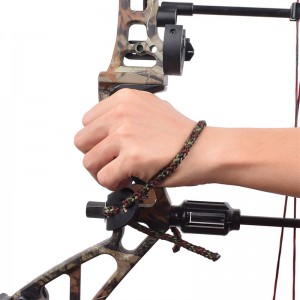 Elong Outdoor 470017 csukló Sling barna szín bőr fém Gromet íjászat csigás íj Shooting