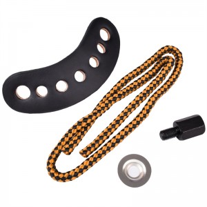 Elong Outdoor 470018 csukló Slingnarancs szín bőr fém Gromet Íjászat csigás íj a kézi eszközök