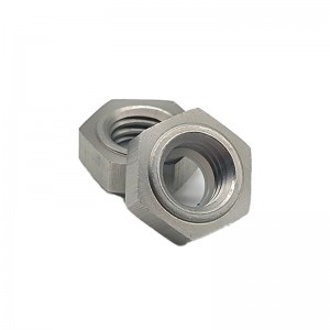Szénacél HEX anya beépített gumi gyűrű Rozsdamentes acél marás Precíziós CNC esztergagépek