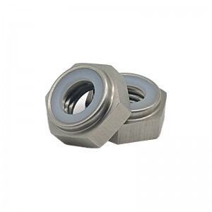 Szénacél HEX anya beépített gumi gyűrű Rozsdamentes acél marás Precíziós CNC esztergagépek