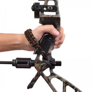 Elong Outdoor 470020 csukló Sling sötétzöld színű bőr fém Gromet íjászat csigás íj Shooting