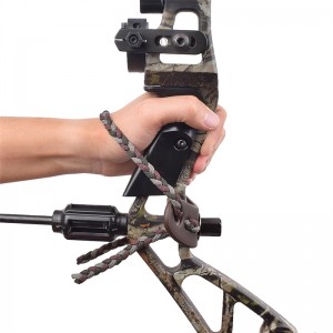 Elong outdoor 470011 csuklószalag bőr fém gromet szürke színű íjászat összetett íj felvétel