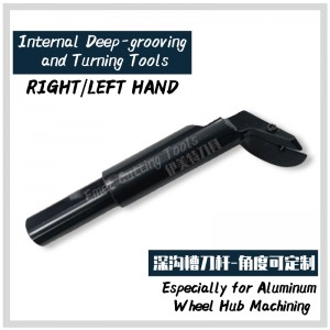 Emet vágószerszámok, alumínium kerékagy megmunkálás, belső/exteral hornyoló és forgó szerszámok, mély hornyoló szerszámok, arc hornyoló szerszámok