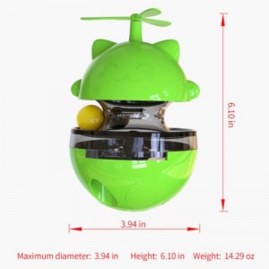 Ingyenes minta Amazon Cat játékok Pet kellékek lemezjátszó játék szivárgó élelmiszer labda vicces macska stick Én élvezze a macska játékokat