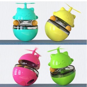 Ingyenes minta Amazon Cat játékok Pet kellékek lemezjátszó játék szivárgó élelmiszer labda vicces macska stick Én élvezze a macska játékokat