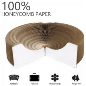 Hullámosított PET Scratch Board csiszolási karmok Toys Hullámpapír Macska fészek