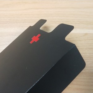 Könnyű hajtás PC akkumulátor szigetelő lap fekete selyem képernyőnyomtatás szigetelő tömítés Dongguan magas hőmérséklet mylar lap