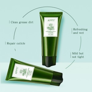 Privát címke anti akne aloe vera arc mosás arc tisztító ganoderma essence fash mosás