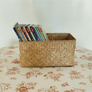 Kézi szövött tér Seagrass kosár