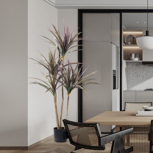 Hot Sale Factory közvetlen ellátás realisztikus mesterségesnövény mesterséges fa klorofitum Comosum fa értékesítésre