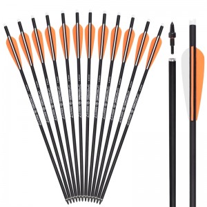 Elong Outdoor 119668 OD8.8mm Rollfiberglass csavarok TPU áramvonalas lapátok Arrows Íjászat Crossbow csavarok