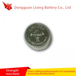 Gyártó Testreszabott Bluetooth Lir1254 gomb Az akkumulátornagy kapacitású polimer lítium akkumulátor újratölthető akkumulátor