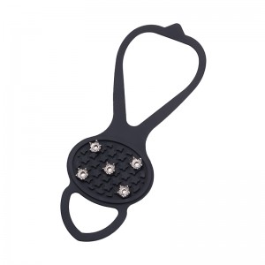 Testreszabott fekete szilikon jégtörő csúszásmentes görbék mászáshoz, túrázáshoz