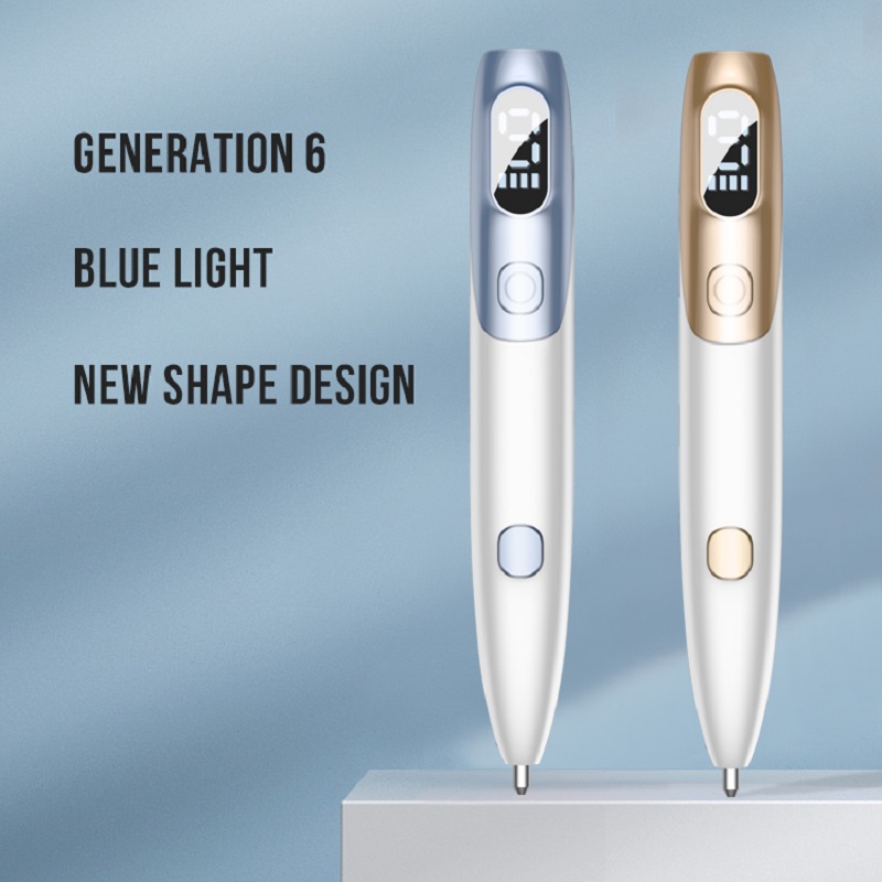 Hot LCD plazma toll gép 9 szint LED világítás lézer freckle szemölcsök bőr eltávolító toll