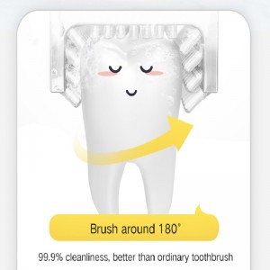 Biztonságos ultrahangos szilikon gyerekek \\\\ \'elektromos fogkefe gyerekek zenei kefe szórakozással