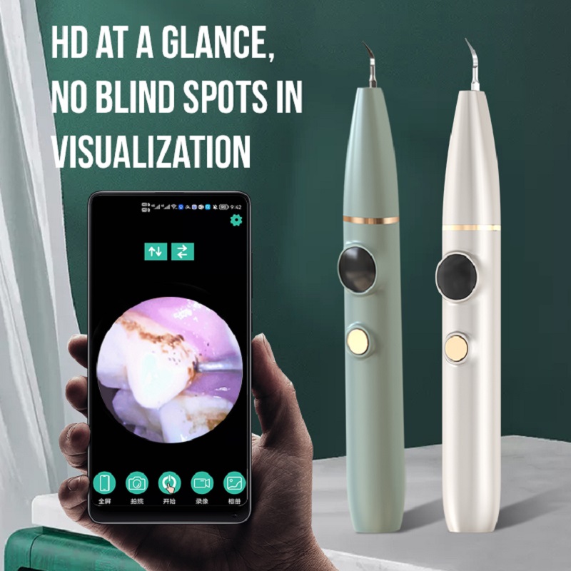 Elektromos fogkefe látható ultrahangos fog tisztító kamerával