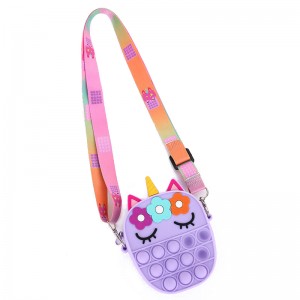 Crossbody kézitáska szilikon vállbuborék táska