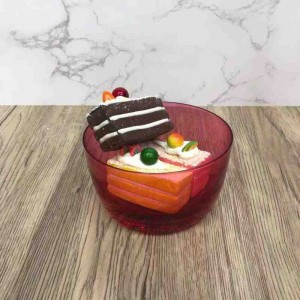 Asztali koncepció Konyhaüveg tál készlet