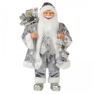 30 ~ 110cm Karácsonyi álló Santa Claus Ornament Dekoráció Fesztivál Nyaralás Figur Gyűjtemény hagyományos Xmas