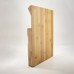 Természetes bambusz kés blokk fiókszervező készlet